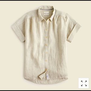 NWT Baird McNutt Irish Linen Relaxed Fit Shirt